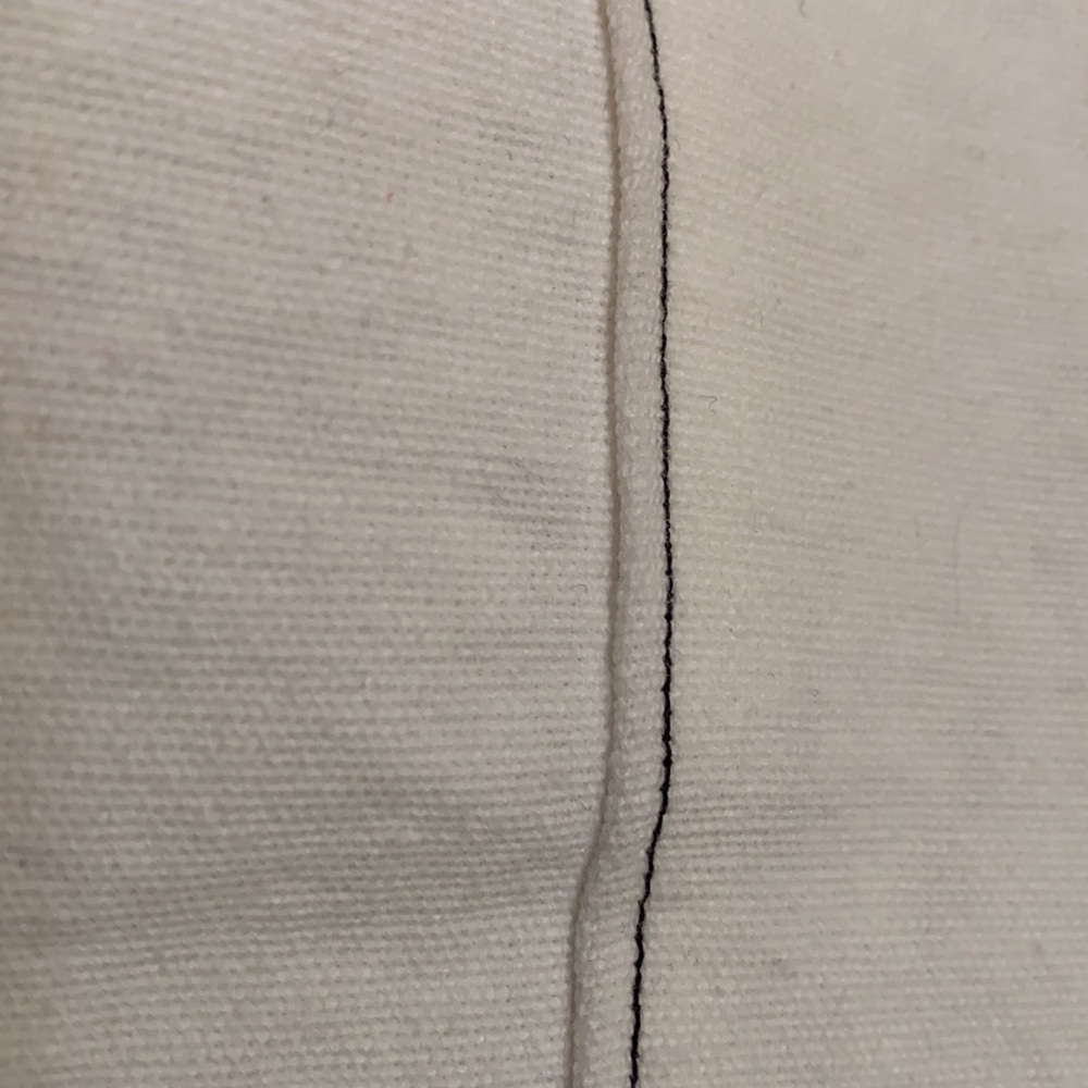 White Cotton Corset Made in Canada - Picture 9 of 9